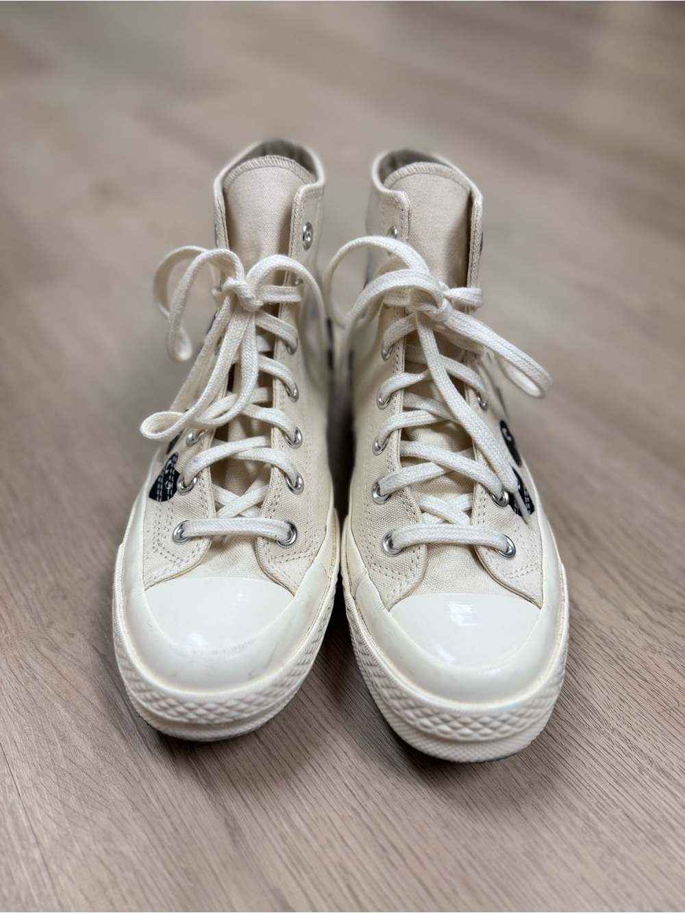 Converse x Comme des Garcons Play - Off-White/Cream